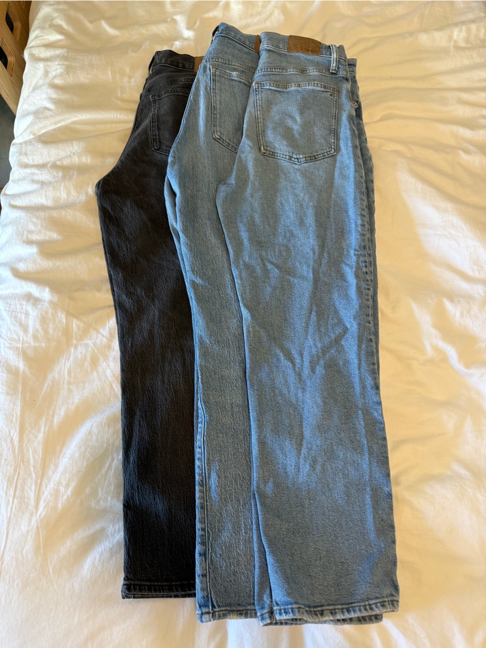 Madewell 3-pack Denim: Perfect Vintage (2) + 90s Straight (1)